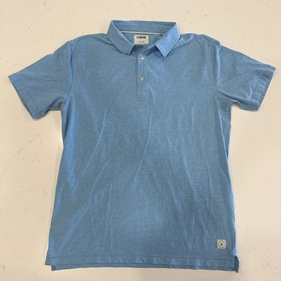 Linksoul Men s Tempus Fugit Light Blue Polo Large