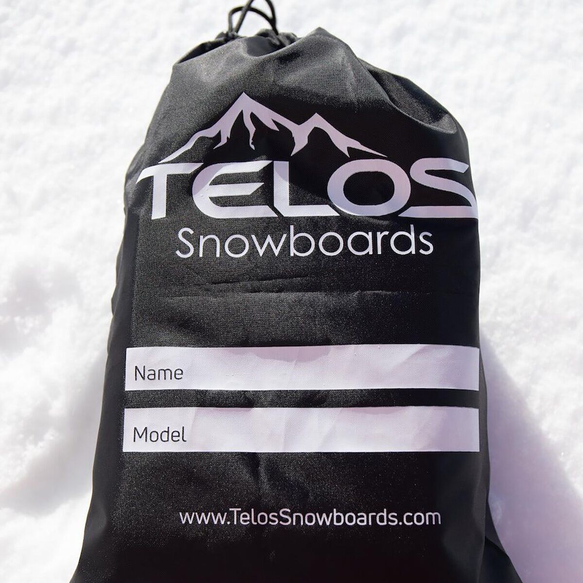Telos Snowboards Custom Fit Alpinist 100% Mohair Splitboard Skins By Kohla Brown