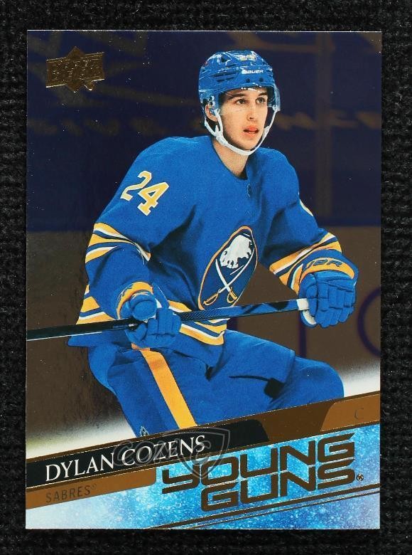 2020-21 Upper Deck Young Guns Silver Foil Dylan Cozens #495 Rookie RC