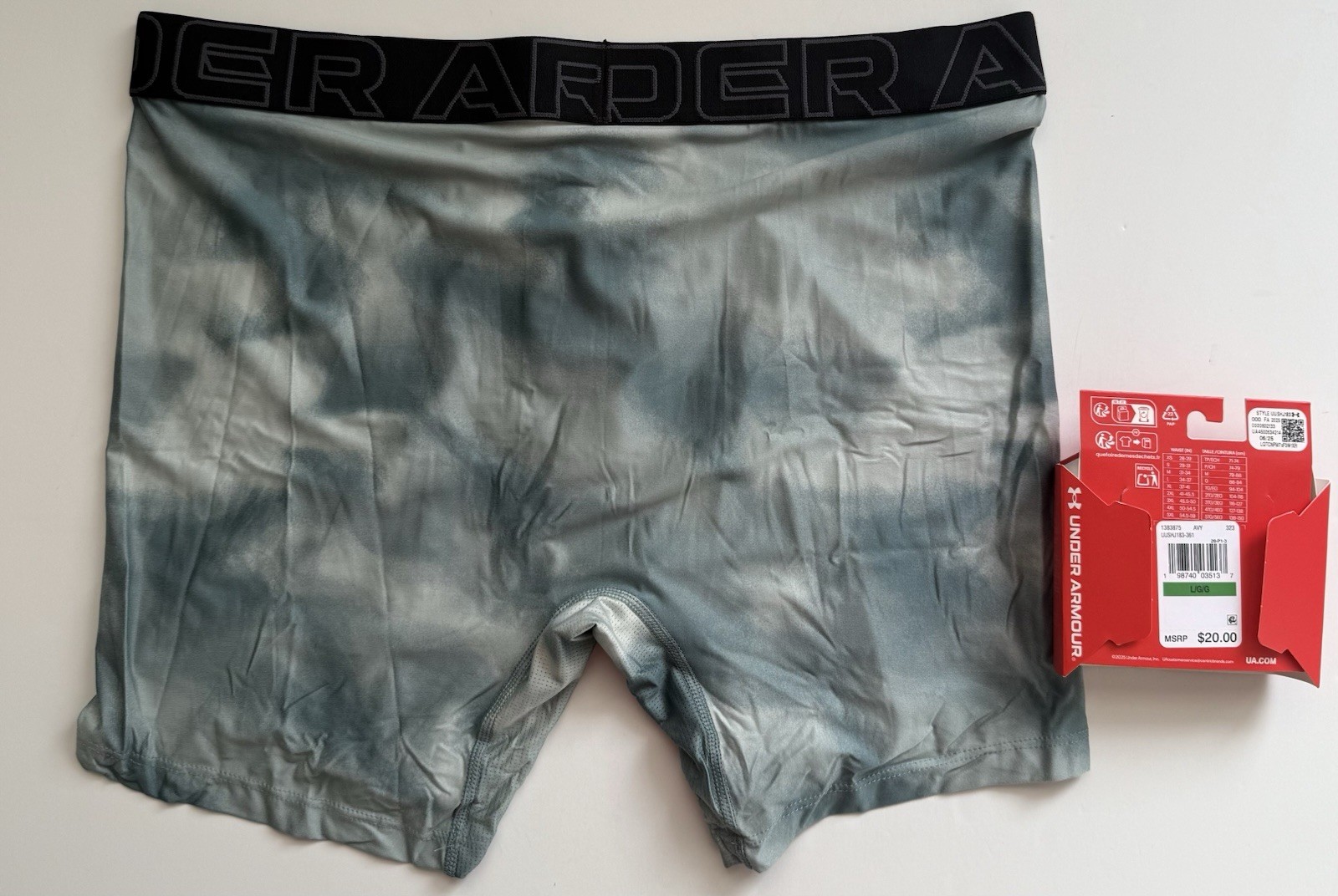 Under Armour Serpentine 6” Boxer Briefs Mens Large BoxerJock Performance Tech thumbnail 3