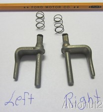 1958 Edsel 1957 1958 Ford Fairlane Door Lock Tails With Springs Nos Original