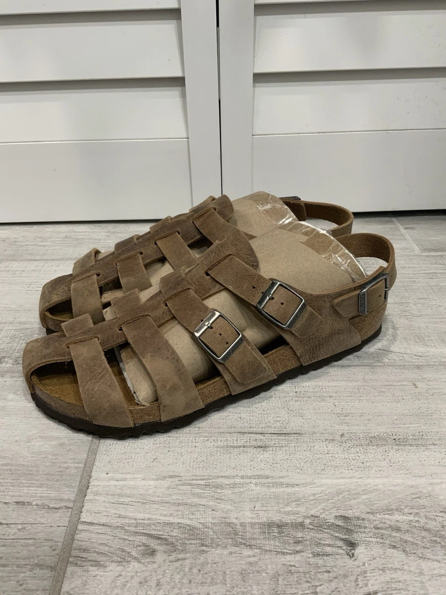 Birkenstock Fisherman Leather Upper Sandals for Men for sale 