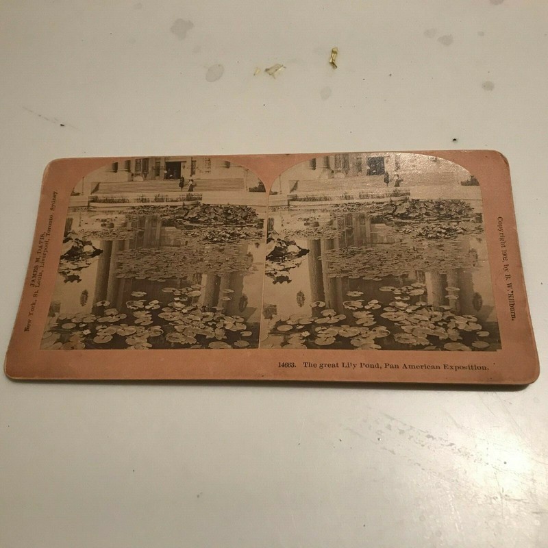 B. W. KILBURN COPYRIGHT # 14663 1902 PAN AMERICAN EXPOSITION PHOTO CARD