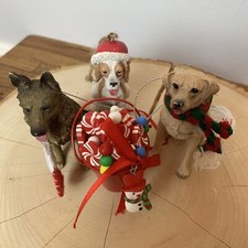 Vintage Christmas Tree Dog Decorations 2012