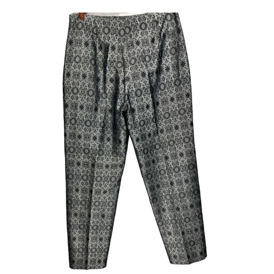 Pantalones al tobillo de seda Ann Taylor 8 Foto 2 de 4