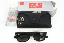 Ray-Ban New Wayfarer RB2132 901 52-18 Men's Sunglasses (Open Box)