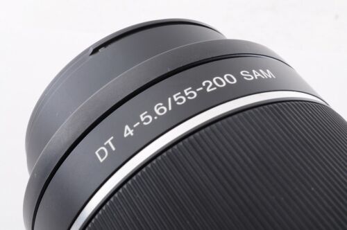 Sony Dt 55-200mm F/4-5.6 Sam Telefoto Zoom Lente un Montaje Aps Cámara DSLR #1 - Imagen 2 de 15