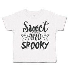 Halloween Toddler T-Shirt Sweet and Spooky Cotton Casper Boy  Girl Clothes