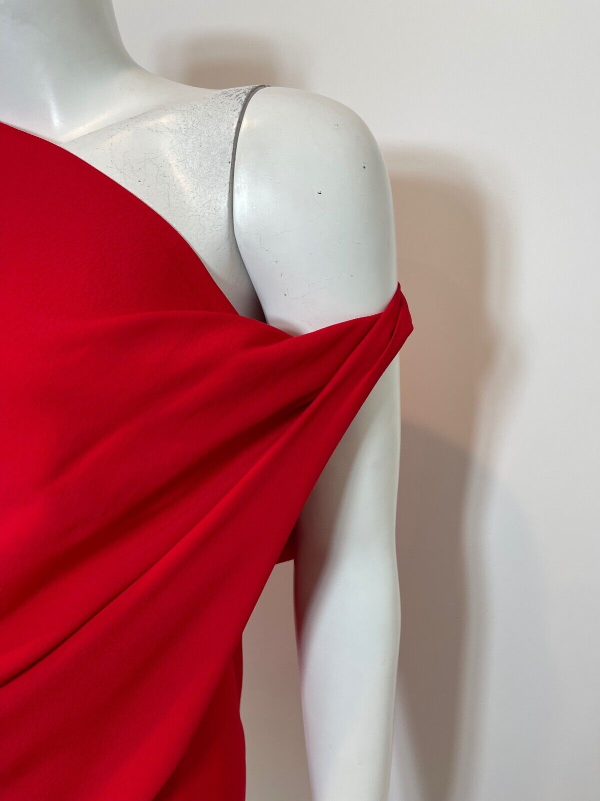 Vivienne Westwood Anglomania Drape Top in Red Size IT 40