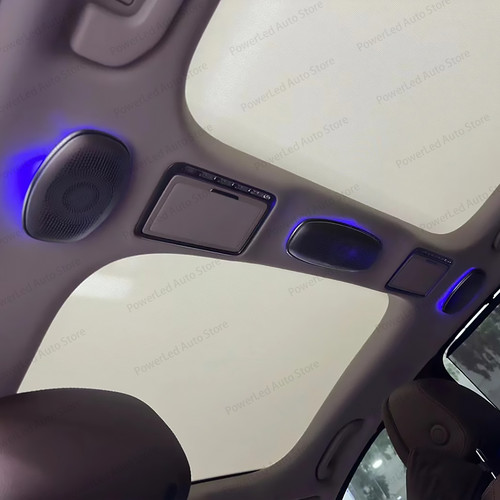 Luce ambiente altoparlante tetto 7 colori 3 pezzi per Mercedes Benz Classe S W222 2014-2017 - Foto 12 di 14