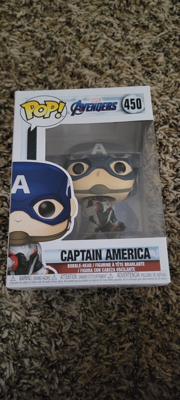 Sale Funko Pop! Marvel: Avengers Endgame Captain America Figure (36661)