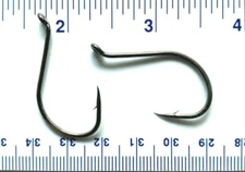 100 Matzuo 113010 (413012) Black Up Eye Offset Octopus Fish Hooks size 4/0 