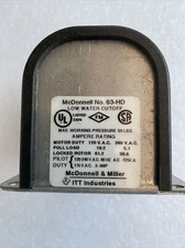 McDonnell & Miller Model 63-HD Low Water Cutoff Switch - Switch Only