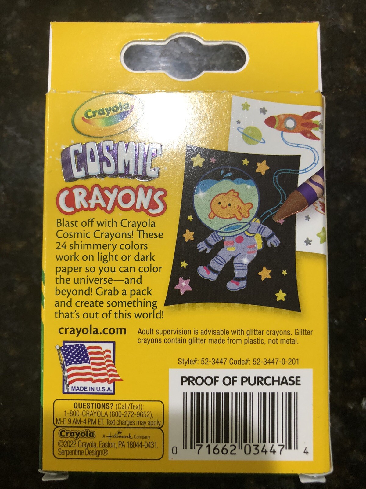 24 Crayola Cosmic Crayons Color BRAND NEW NEW COLORS!!!! Outer Space Supernova