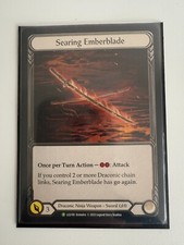 Searing Emblerblade Cold Foil (Flesh and Blood TCG)
