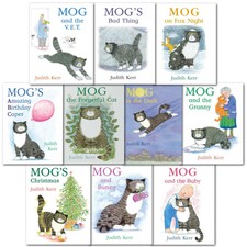 Judith Kerr Mog The Forgetful Cat Collection 10 Books Set -