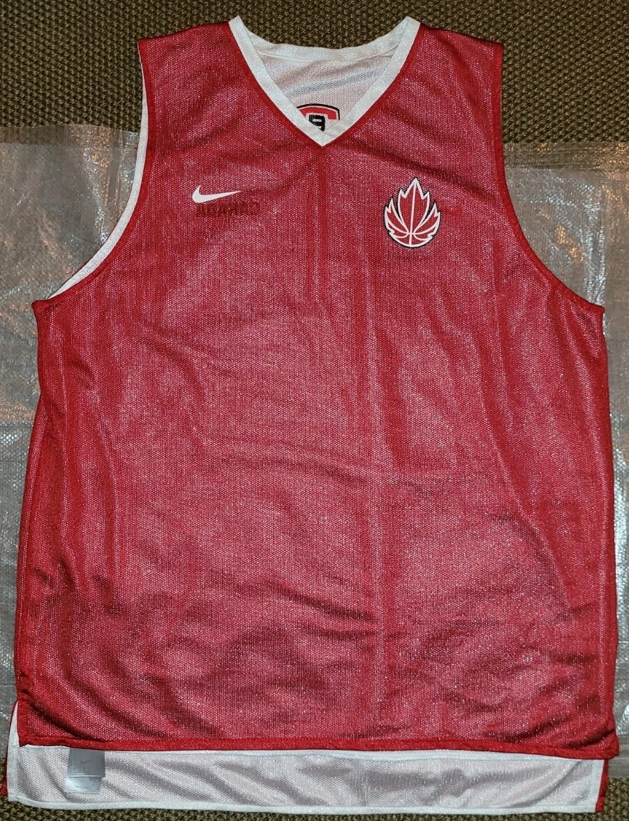 Team Canada Reversible Basketball Practice Jersey Size XL Nike