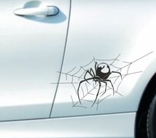 Aufkleber SET AUTO CAR Style TATTOO Spider Spinne Netz Gift Kreuz  128