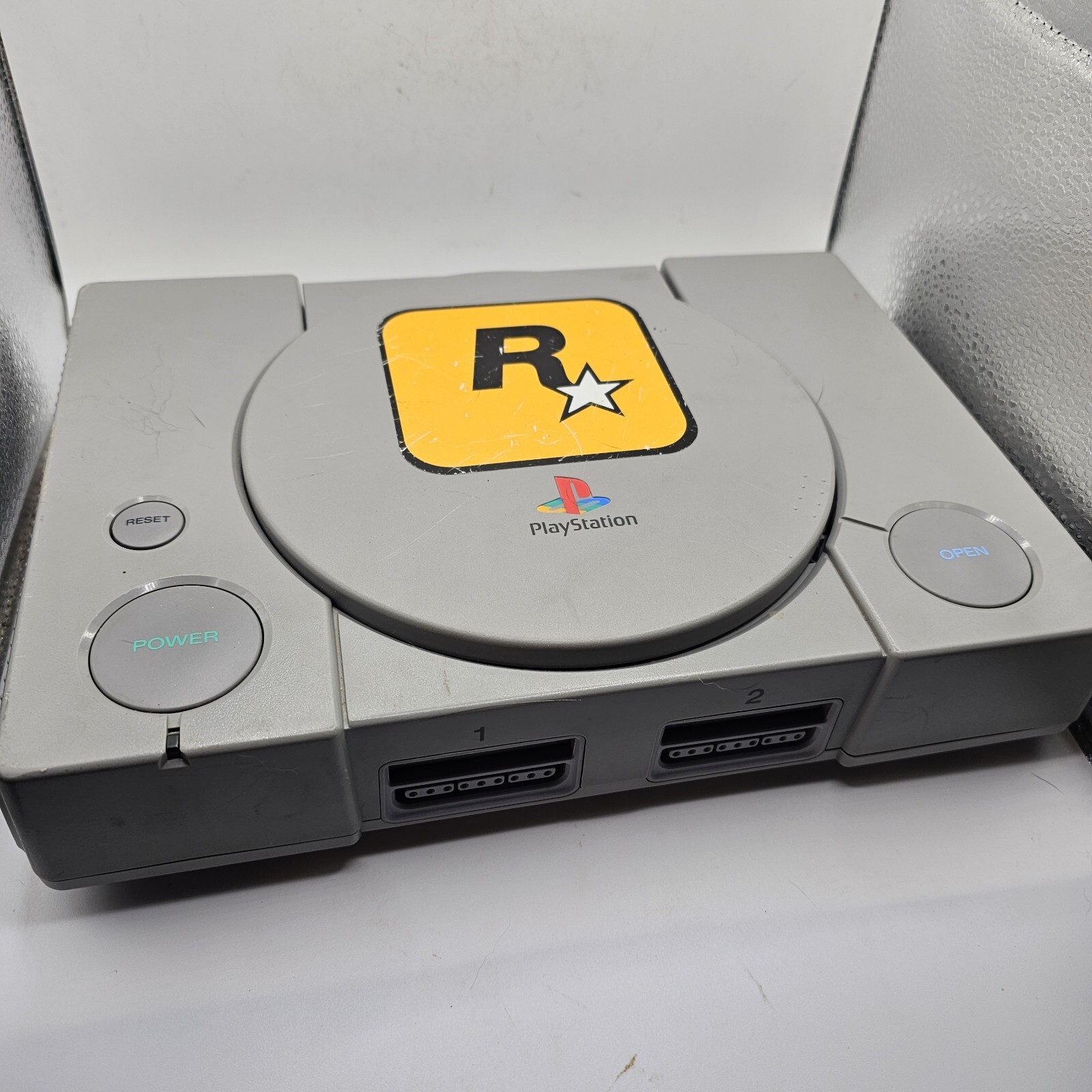 Sony PlayStation Vintage 1996 SCPH-1001 Console No Cords Untested For Parts Repair or Restoration Project