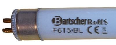 Bartscher IV-22 Ersatzröhre zu Insektenvernichter, Ersatzlampe, F6T5/BL UV-A 6W