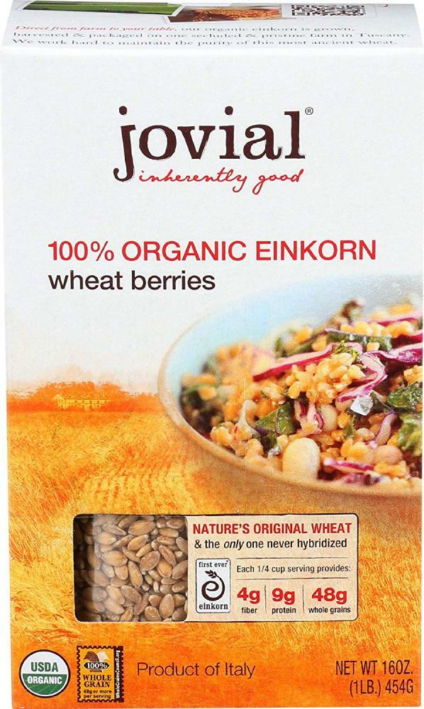 Jovial Foods Organic Einkorn Wheat Berries, 16.0Ounce 16 Ounce eBay