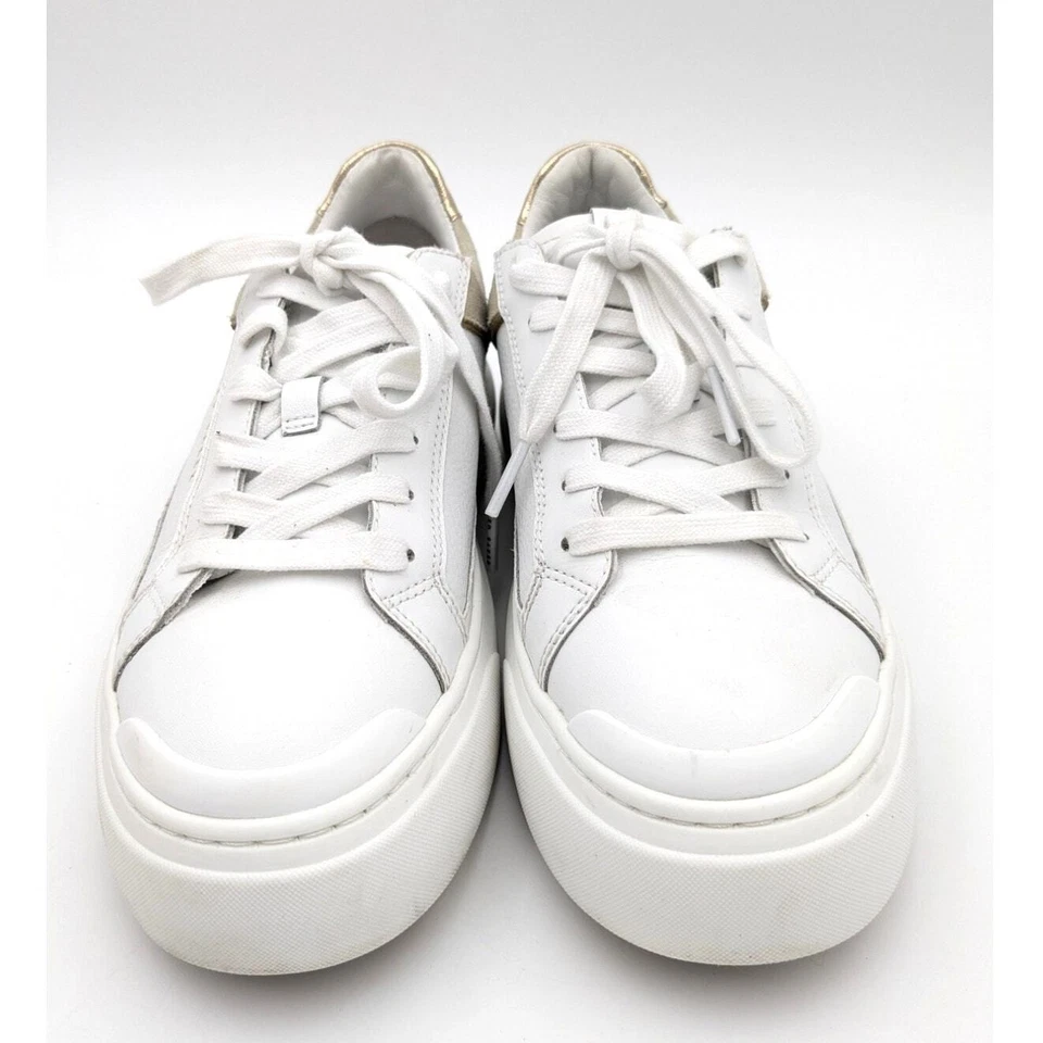 Ted Baker Adison Mujer Cuero Blanco Plataforma Con Cordones Talla US 6.5 EU 37 Foto 2 de 4