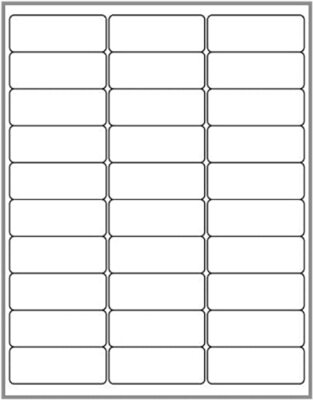 60 Blank Return Address Labels, Shipping & Mailing Stickers for Envelopes & Name