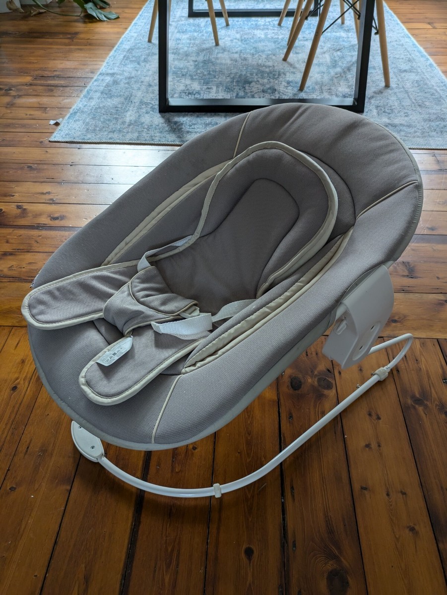 Hauck Alpha+ 2 in 1 Bouncer and Baby Rocker Powder Bunny Beige 0 Months + |  eBay UK