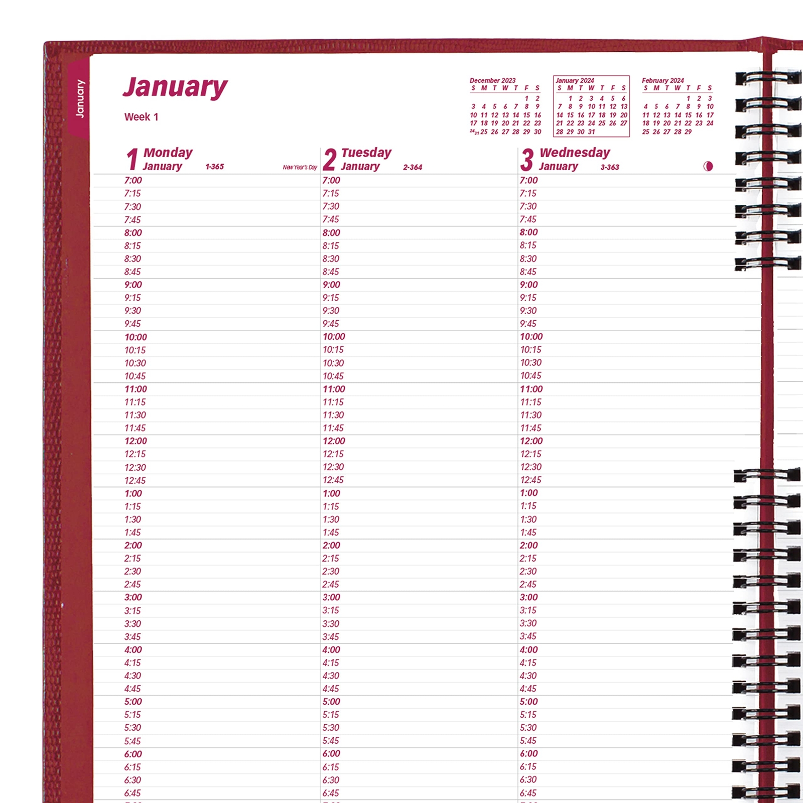 Brownline 2024 CoilPro Weekly Planner Appointment Book 12 Months January to D...