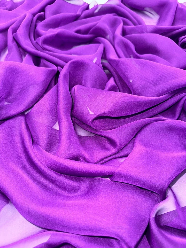 1 METER CADBURY SOFT CATIONIC CHIFFON FABRIC 58” WIDE - Image 2 of 4
