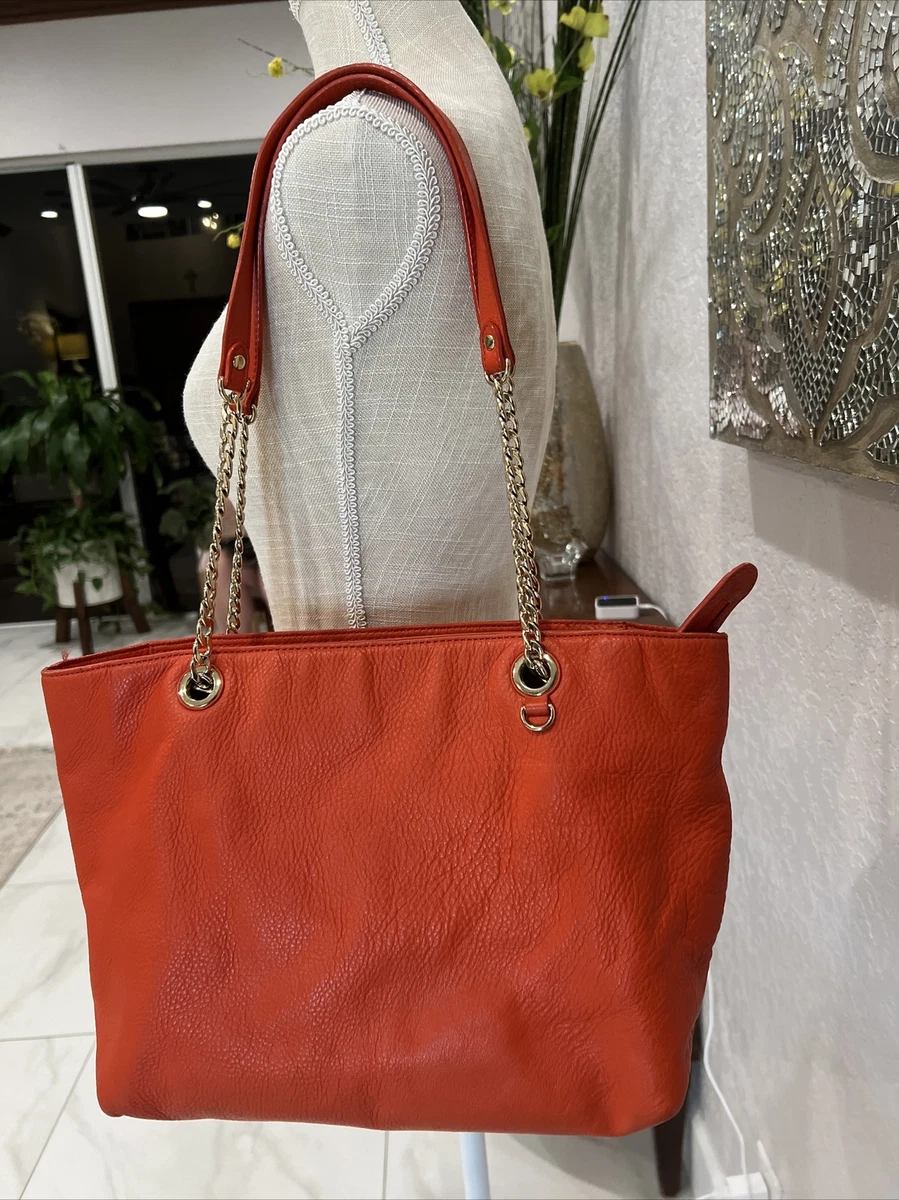 Michael Kors Red/Orange Tote Bag