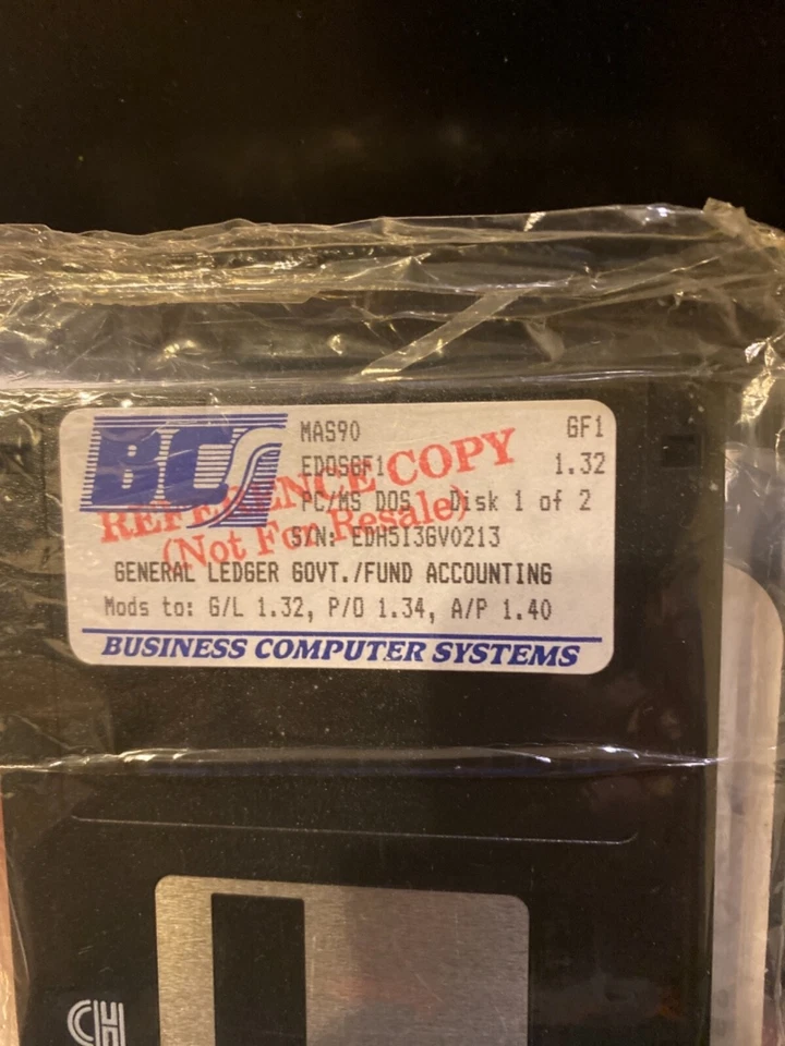 New And Sealed Enhancement For MAS 90.General Ledger Govt./Fund Accounting NFR - Image 2 of 2