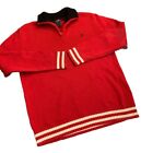Izod Boy’s Youth Large 10/12 Sweater 1/4 Zip Classic Preppy Nautical EUC