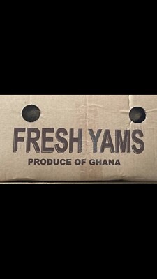 New Ghana Yam/Yam/African yam/Whole Box .