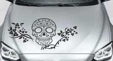 Aufkleber Motorhaube Auto Car Style Mexican Tribal TATTOO Sugar Skull M01