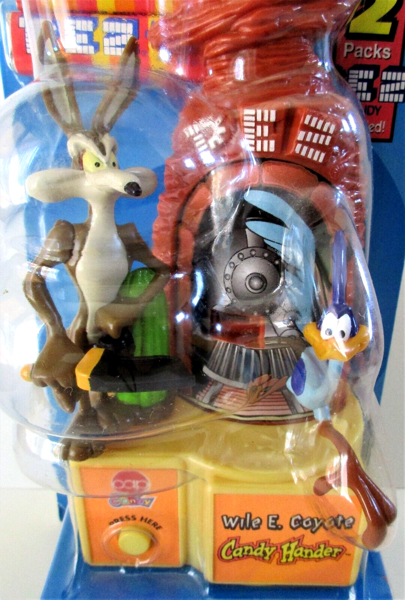 PEZ Wile E Coyote キャラクター Road Runner Wile E. Coyote Pez Dispenser Vintage 1998 Looney Tunes
