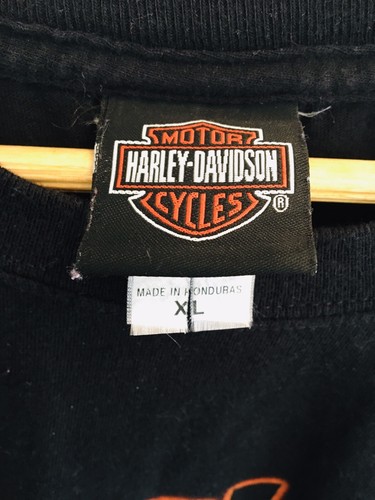 Vtg Harley-Davidson Mens XL H-D Flames Double Sided Big Logo Las Vegas NV 2002 - Picture 4 of 6