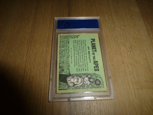 1969 Topps Planet of the Apes #13 Ape Brutality! PSA 8 NM-MT - Picture 2 of 2