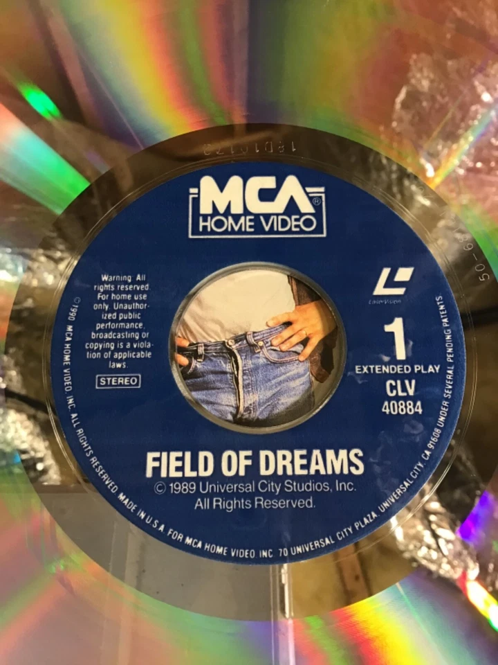 "Field of Dreams" Extended Play Laserdisc LD - Kevin Costner Excellent Condition - Imagem 4 de 4