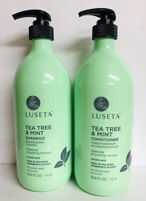 Luseta ~ Tea Tree & Mint Cleansing Shampoo & Conditioner 33.8 fl oz Each