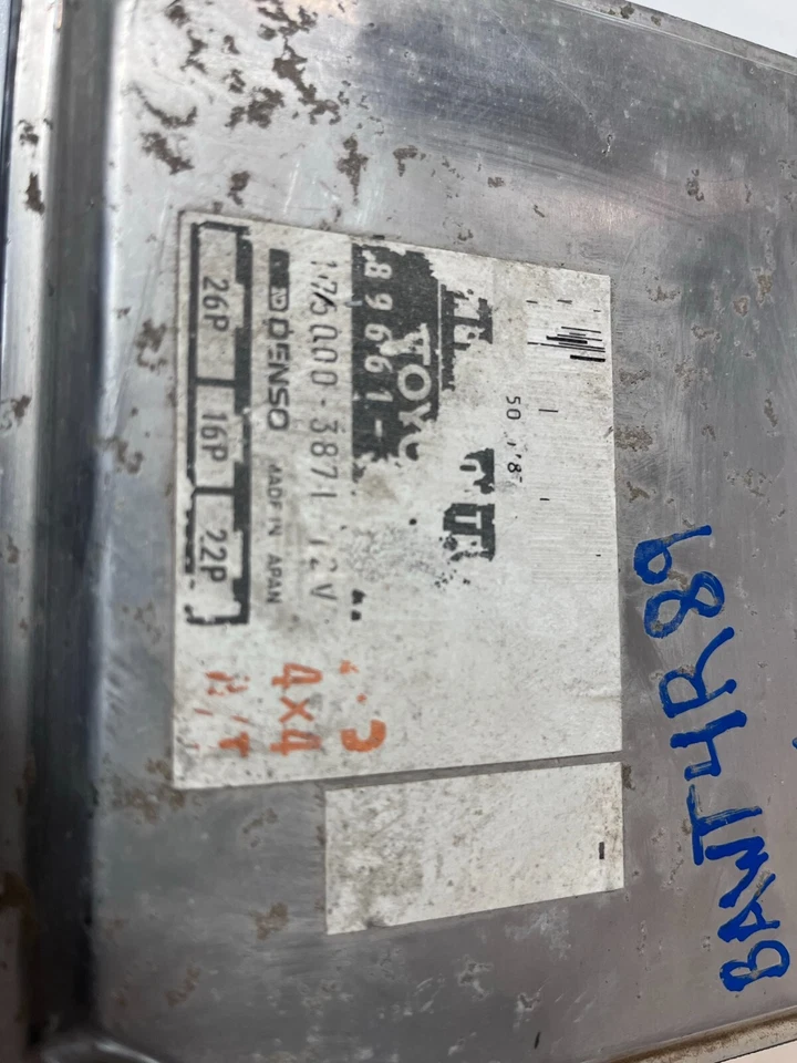 Toyota 4Runner Hilux 1991 camioneta pickup 89661-35570 motor computador ecu 6 cilindros (E21 Foto 2 de 4