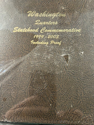 Washington Quarter Statehood Commemorative 1999-2003 Including Proofs Empty book