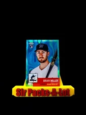 2023 Topps Chrome #286 Brian Miller RC ***Aqua Lava Refractor #95/299*** Marlins