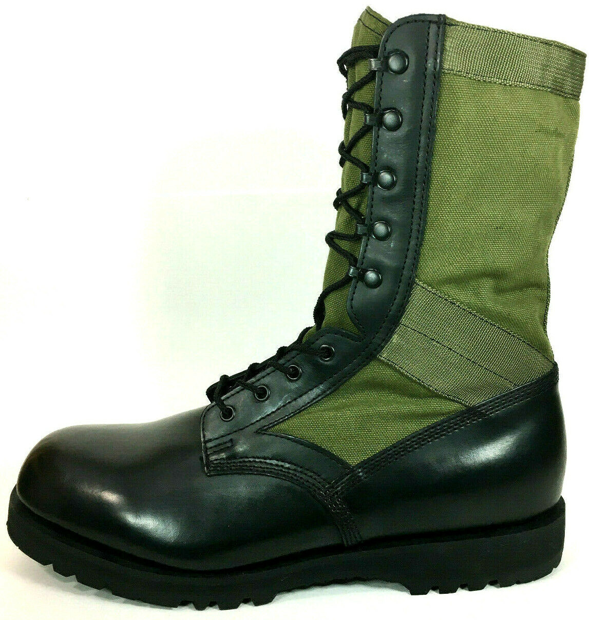 altama black leather combat boots