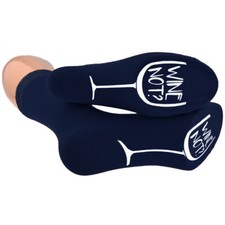 Wein nicht? Design marineblaue Herrensocken UK-Gr&ouml;&szlig;e 5&ndash;12 &ndash; X6N1086