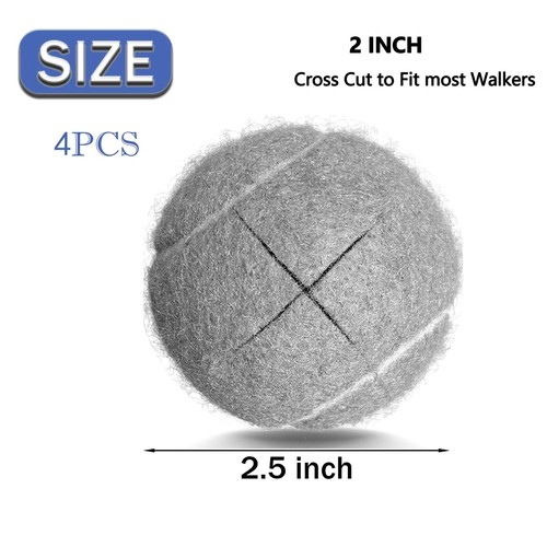 Tennis Balls for Walkers, Pre Cut Walker Glide Balls for Chairs, Desks,Furniture - Picture 6 of 6