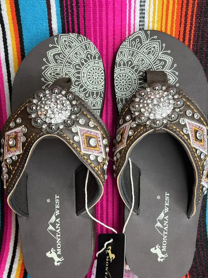MONTANA WEST ~ BLING ~ CONCHO ~ CHINELOS - Imagem 4 de 4