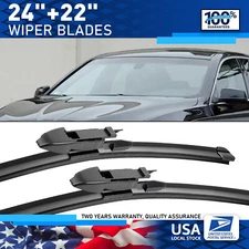 OEM Quality Set of 24"22" Front Windshield Wiper Blade FOR  BMW 2008 - 2010 535i