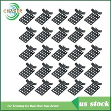 Heat Cable Roof Clip For Securing Ice Dam Heat Tape (25 Pack) (Aluminum)