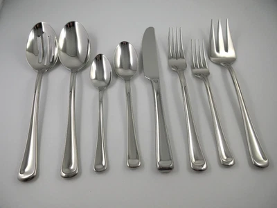 Gorham Crate & Barrel SCOOP Glossy Stainless Flatware Your Choice of Pieces